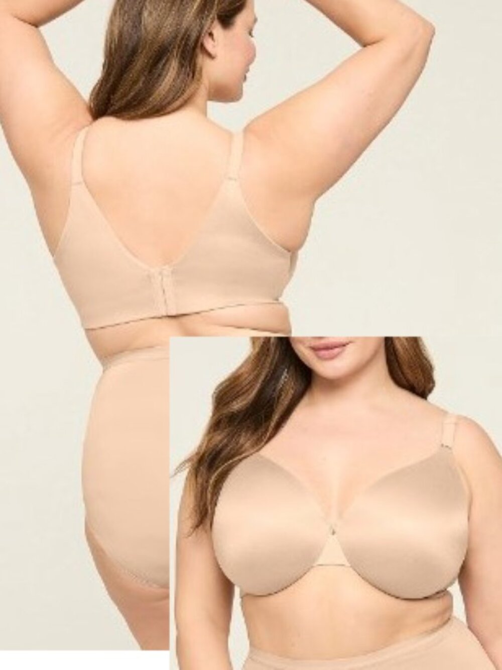 Cacique full figure 'Invisible Backsmoother Lightly Lined Full Coverage 42DDD